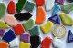 Bruchmosaik 1-3cm aus Keramik bunt 4mm stark 100g ca. 45St.
