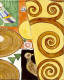 bemalte Wandfliesen 125x80 cm "Klimt: die Umarmung"
