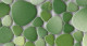 Pebbles Mosaiksteine Mix-grün 4 Größen glänzend 300g - ca. 60St.