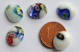 Bastelideen Schmuck mosaik oval bunt 10x12 mm Nr.1, 12 St.-ca.6g