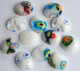 Bastelideen Schmuck mosaik oval bunt 10x12 mm Nr.1, 12 St.-ca.6g