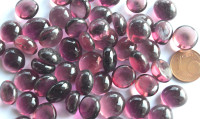 Deko Mosaiksteine Glasnuggets 10-12mm lila 70g ca.50St. Deko Mosaiksteine Glasnuggets 10-12mm lila 70g ca.50St.