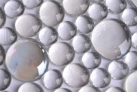 Glasnuggets Weißmix, 3 versch. Größen 12-35mm, 310g., ca.70St.