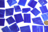 Tiffany Glas kobaltblau 200g. Glasstücke ca. 15-17St.