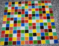 Softglas Mosaiksteine 2 Matte 0,186qm Buntmix 392 St. a2x2cm